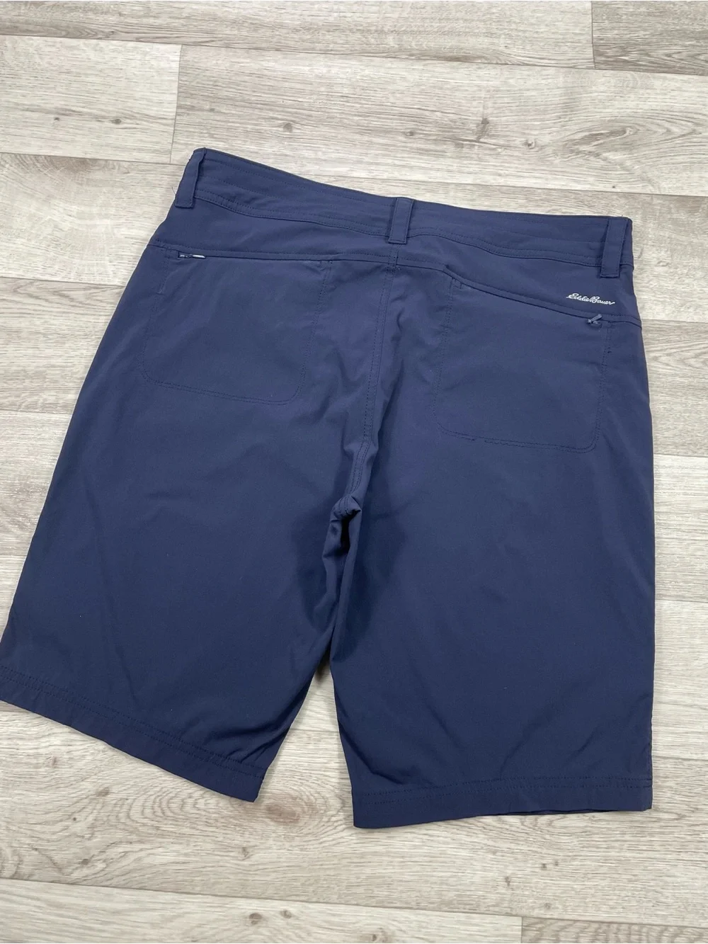 Eddie Bauer Navy Women's Bermuda Performance Active Hiking Outdoor Shorts